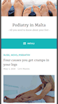 Mobile Screenshot of malta-podiatry.com